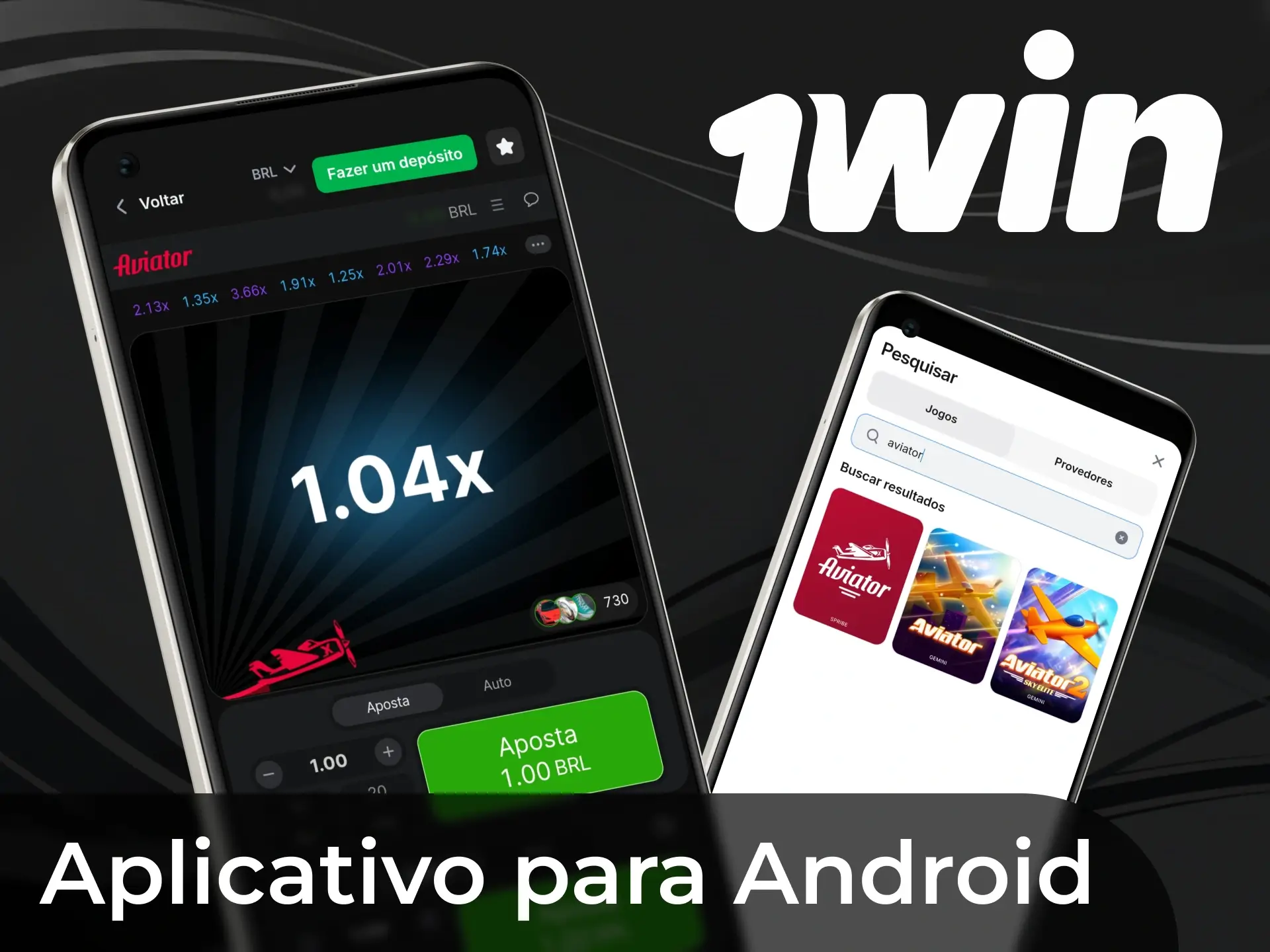 Os utilizadores do 1Win têm uma oportunidade única de jogar utilizando o software oficial do green robot.