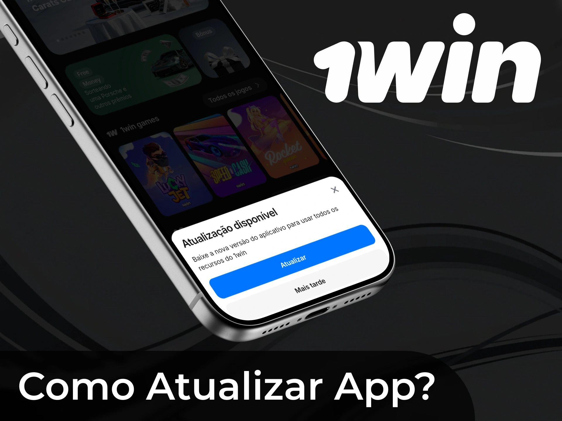 O aplicativo 1win não requer sua atenção e é atualizado automaticamente.